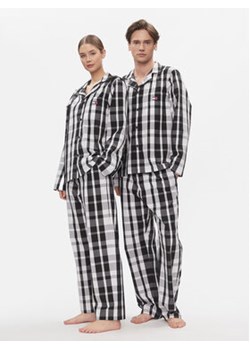 Tommy Jeans Piżama UU0UU00084 Czarny Regular Fit ze sklepu MODIVO w kategorii Piżamy damskie - zdjęcie 168566669
