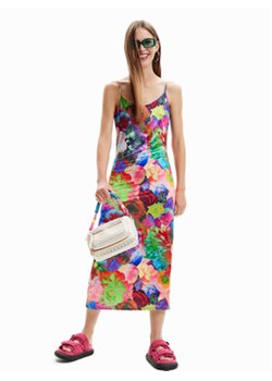 Desigual Sukienka letnia Tulipa 23SWVK08 Kolorowy Slim Fit ze sklepu MODIVO w kategorii Sukienki - zdjęcie 168567189