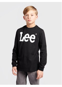 Lee Bluzka LEE0004 Czarny Regular Fit ze sklepu MODIVO w kategorii T-shirty chłopięce - zdjęcie 168567535