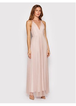 Liu Jo Sukienka wieczorowa CF2045 J1858 Różowy Regular Fit ze sklepu MODIVO w kategorii Sukienki - zdjęcie 168568599