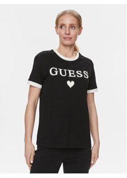 Guess T-Shirt Caryl V4RI04 K8FQ4 Czarny Regular Fit ze sklepu MODIVO w kategorii Bluzki damskie - zdjęcie 168568879