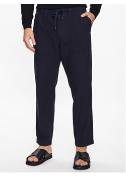 Boss Spodnie materiałowe 50488632 Granatowy Regular Fit ze sklepu MODIVO w kategorii Spodnie męskie - zdjęcie 168568906