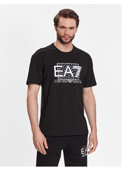 EA7 Emporio Armani T-Shirt 3RPT01 PJ02Z 1200 Czarny Regular Fit ze sklepu MODIVO w kategorii T-shirty męskie - zdjęcie 168569178