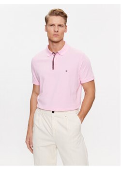 Tommy Hilfiger Polo MW0MW31558 Różowy Regular Fit ze sklepu MODIVO w kategorii T-shirty męskie - zdjęcie 168569249
