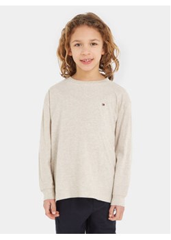 Tommy Hilfiger Bluzka Essential KB0KB08576 M Beżowy Regular Fit ze sklepu MODIVO w kategorii T-shirty chłopięce - zdjęcie 168570095