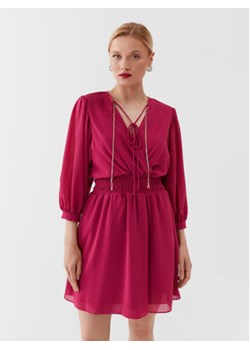 Patrizia Pepe Sukienka codzienna 2A2524/A248-M447 Różowy Regular Fit ze sklepu MODIVO w kategorii Sukienki - zdjęcie 168570186