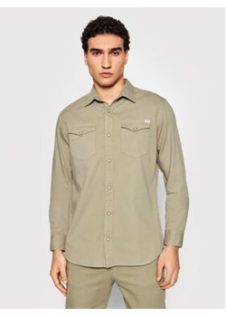 Jack&Jones Koszula Sheridan 12138115 Zielony Slim Fit ze sklepu MODIVO w kategorii Koszule męskie - zdjęcie 168570317