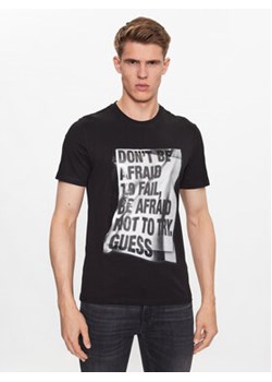 Guess T-Shirt M3YI06 I3Z14 Czarny Slim Fit ze sklepu MODIVO w kategorii T-shirty męskie - zdjęcie 168570396