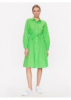 Tommy Hilfiger Sukienka koszulowa 1985 WW0WW39196 Zielony Regular Fit ze sklepu MODIVO w kategorii Sukienki - zdjęcie 168570659