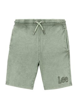 Lee Szorty materiałowe Tonal LEE0133 Zielony Regular Fit ze sklepu MODIVO w kategorii Spodenki chłopięce - zdjęcie 168570707