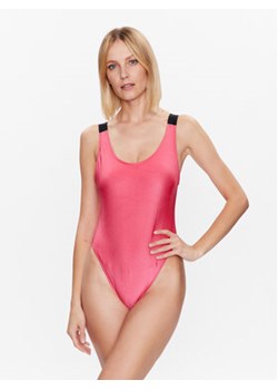 Calvin Klein Swimwear Strój kąpielowy KW0KW01996 Różowy ze sklepu MODIVO w kategorii Stroje kąpielowe - zdjęcie 168571535