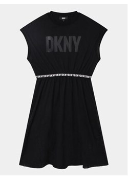 DKNY Sukienka codzienna D32898 S Czarny Regular Fit ze sklepu MODIVO w kategorii Sukienki dziewczęce - zdjęcie 168571638
