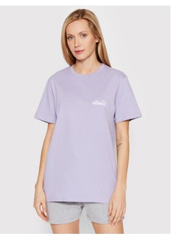Ellesse T-Shirt Labda SGM14630 Fioletowy Relaxed Fit ze sklepu MODIVO w kategorii Bluzki damskie - zdjęcie 168572179