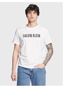 Calvin Klein Swimwear T-Shirt Logo KM0KM00836 Biały Regular Fit ze sklepu MODIVO w kategorii T-shirty męskie - zdjęcie 168572316