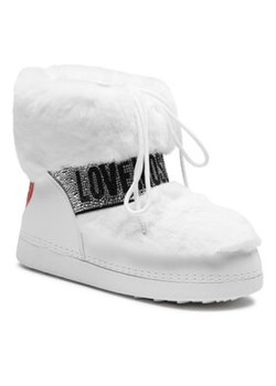 LOVE MOSCHINO Śniegowce JA24202G0HJW0100 Biały ze sklepu MODIVO w kategorii Śniegowce damskie - zdjęcie 168572587