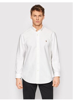 Polo Ralph Lauren Koszula Core Replen 710792041 Biały Custom Fit ze sklepu MODIVO w kategorii Koszule męskie - zdjęcie 168572629