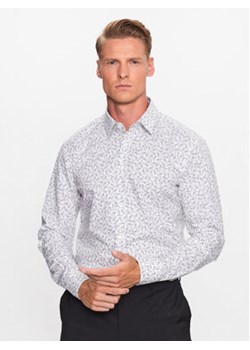 Boss Koszula 50490201 Biały Slim Fit ze sklepu MODIVO w kategorii Koszule męskie - zdjęcie 168572856
