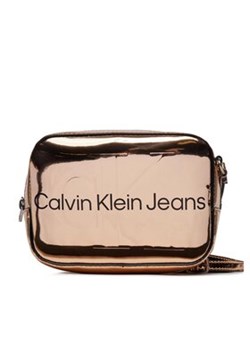 Calvin Klein Jeans Torebka Sculpted Camera Bag18 Mono F K60K611859 Różowy ze sklepu MODIVO w kategorii Listonoszki - zdjęcie 168572925