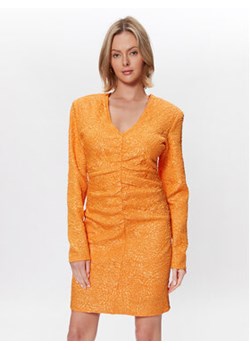 Gestuz Sukienka koktajlowa Maisie 10906936 Pomarańczowy Slim Fit ze sklepu MODIVO w kategorii Sukienki - zdjęcie 168572927