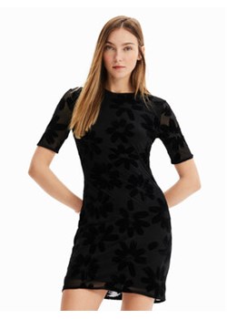 Desigual Sukienka codzienna Oxford 23SWVK19 Czarny Slim Fit ze sklepu MODIVO w kategorii Sukienki - zdjęcie 168572938