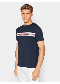 Tommy Hilfiger T-Shirt UM0UM01915 Granatowy Regular Fit ze sklepu MODIVO w kategorii T-shirty męskie - zdjęcie 168573476