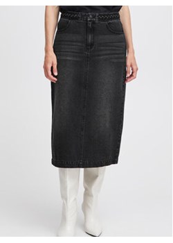 b.young Spódnica jeansowa 20813761 Czarny Regular Fit ze sklepu MODIVO w kategorii Spódnice - zdjęcie 168573479