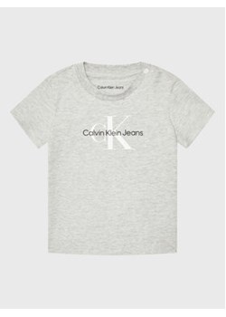 Calvin Klein Jeans T-Shirt Monogram IN0IN00001 Szary Regular Fit ze sklepu MODIVO w kategorii T-shirty chłopięce - zdjęcie 168573676