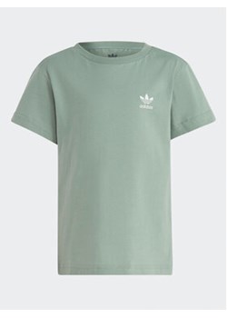 adidas T-Shirt Adicolor T-Shirt IB9906 Zielony Regular Fit ze sklepu MODIVO w kategorii Bluzki dziewczęce - zdjęcie 168573877