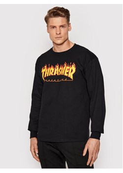 Thrasher Longsleeve Flame Czarny Regular Fit ze sklepu MODIVO w kategorii T-shirty męskie - zdjęcie 168574378