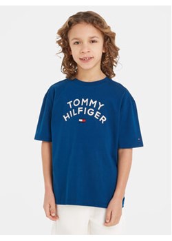 Tommy Hilfiger T-Shirt KB0KB08548 M Niebieski Regular Fit ze sklepu MODIVO w kategorii T-shirty chłopięce - zdjęcie 168574547