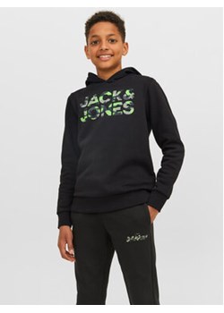 Jack&Jones Junior Bluza 12237172 Czarny Regular Fit ze sklepu MODIVO w kategorii Bluzy chłopięce - zdjęcie 168574786