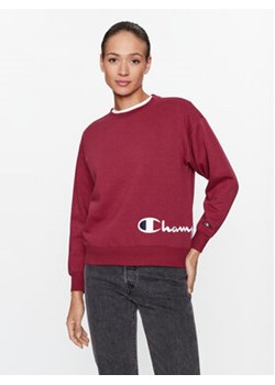Champion Bluza Crewneck Sweatshirt 116587 Bordowy Regular Fit ze sklepu MODIVO w kategorii Bluzy damskie - zdjęcie 168575397
