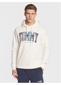 Tommy Jeans Bluza Tartan DM0DM15696 Écru Regular Fit ze sklepu MODIVO w kategorii Bluzy męskie - zdjęcie 168575485