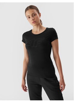 4F T-Shirt 4FAW23TTSHF0907 Czarny Slim Fit ze sklepu MODIVO w kategorii Bluzki damskie - zdjęcie 168575616