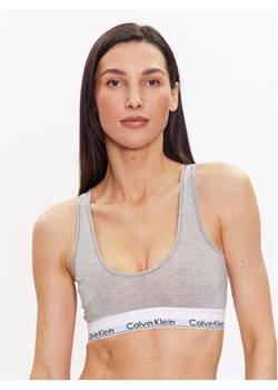 Calvin Klein Underwear Biustonosz top Unlined 000QF7214E Szary ze sklepu MODIVO w kategorii Biustonosze - zdjęcie 168575909