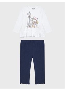 Blue Seven Komplet bluzka i legginsy 966009 Biały Regular Fit ze sklepu MODIVO w kategorii Komplety niemowlęce - zdjęcie 168575948