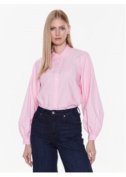 Tommy Hilfiger Koszula Solid WW0WW37127 Różowy Loose Fit ze sklepu MODIVO w kategorii Koszule damskie - zdjęcie 168576678