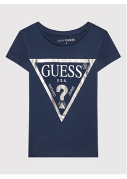 Guess T-Shirt K73I56 K8HM0 Granatowy Regular Fit ze sklepu MODIVO w kategorii T-shirty chłopięce - zdjęcie 168576818