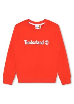 Timberland Bluza T25U06 S Pomarańczowy Regular Fit ze sklepu MODIVO w kategorii Bluzy chłopięce - zdjęcie 168576909