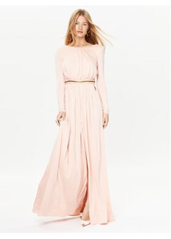 Elisabetta Franchi Sukienka wieczorowa AB-456-32E2-V780 Różowy Slim Fit ze sklepu MODIVO w kategorii Sukienki - zdjęcie 168577136
