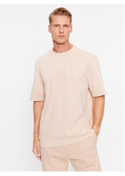Hugo T-Shirt Dleek 50496637 Beżowy Relaxed Fit ze sklepu MODIVO w kategorii T-shirty męskie - zdjęcie 168577426