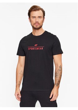 4F T-Shirt 4FAW23TTSHM0878 Czarny Regular Fit ze sklepu MODIVO w kategorii T-shirty męskie - zdjęcie 168577428