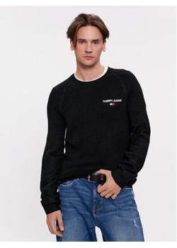Tommy Jeans Sweter DM0DM17756 Czarny Regular Fit ze sklepu MODIVO w kategorii Swetry męskie - zdjęcie 168578027