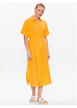 Vero Moda Sukienka koszulowa Natali 10283129 Żółty Regular Fit ze sklepu MODIVO w kategorii Sukienki - zdjęcie 168578456