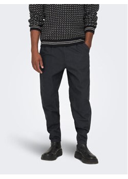 Only & Sons Spodnie materiałowe Dew 22023476 Granatowy Tapered Fit ze sklepu MODIVO w kategorii Spodnie męskie - zdjęcie 168578746