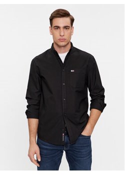 Tommy Jeans Koszula Tjm Reg Oxford Shirt DM0DM18335 Czarny Regular Fit ze sklepu MODIVO w kategorii Koszule męskie - zdjęcie 168578915