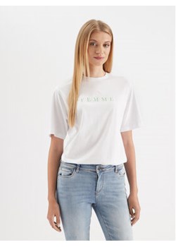 Selected Femme T-Shirt 16085609 Biały Loose Fit ze sklepu MODIVO w kategorii Bluzki damskie - zdjęcie 168578925