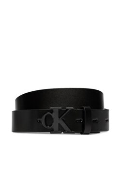Calvin Klein Jeans Pasek Damski Round Mono Pl Lthr Belt 30Mm K60K611490 Czarny ze sklepu MODIVO w kategorii Paski damskie - zdjęcie 168579047