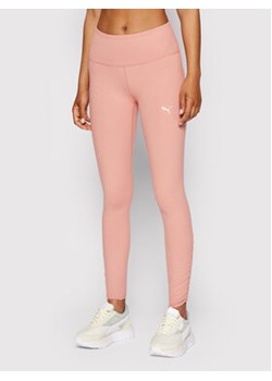 Puma Legginsy Studio Foundation 521611 Różowy Slim Fit ze sklepu MODIVO w kategorii Spodnie damskie - zdjęcie 168579435