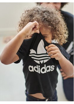 adidas T-Shirt Trefoil DV2829 Czarny Regular Fit ze sklepu MODIVO w kategorii Koszulki niemowlęce - zdjęcie 168579535